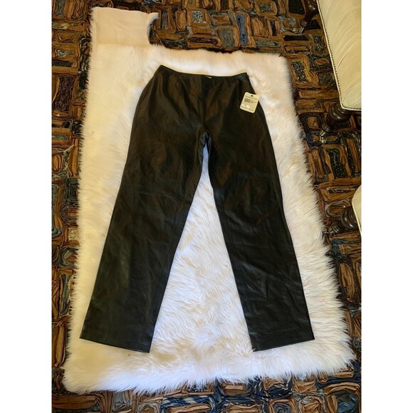 NWT David Brooks leather pants - Picture 2 of 12